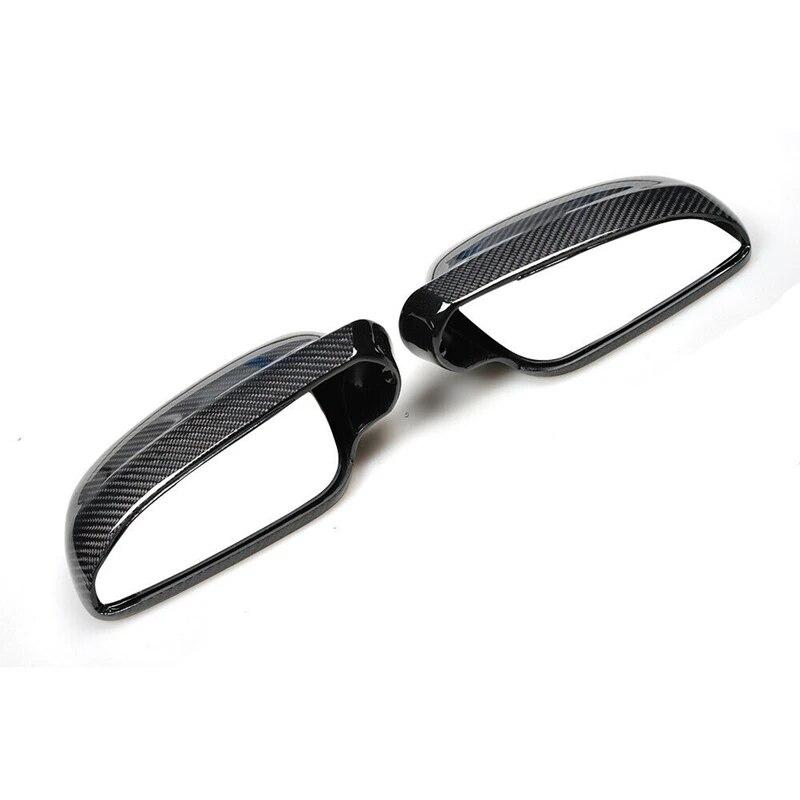 Carbon Fiber Pattern ABS Side Rear View Mirror Cover Replacement for Bora Golf 4 IV MK4 1998-2009