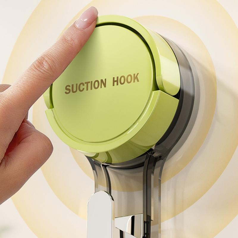 Removable Suction Cup Hook for Bathroom and Kitchen Strong Adhesive Towel Rack Waterproof Robe Coat Clothes Hanger
