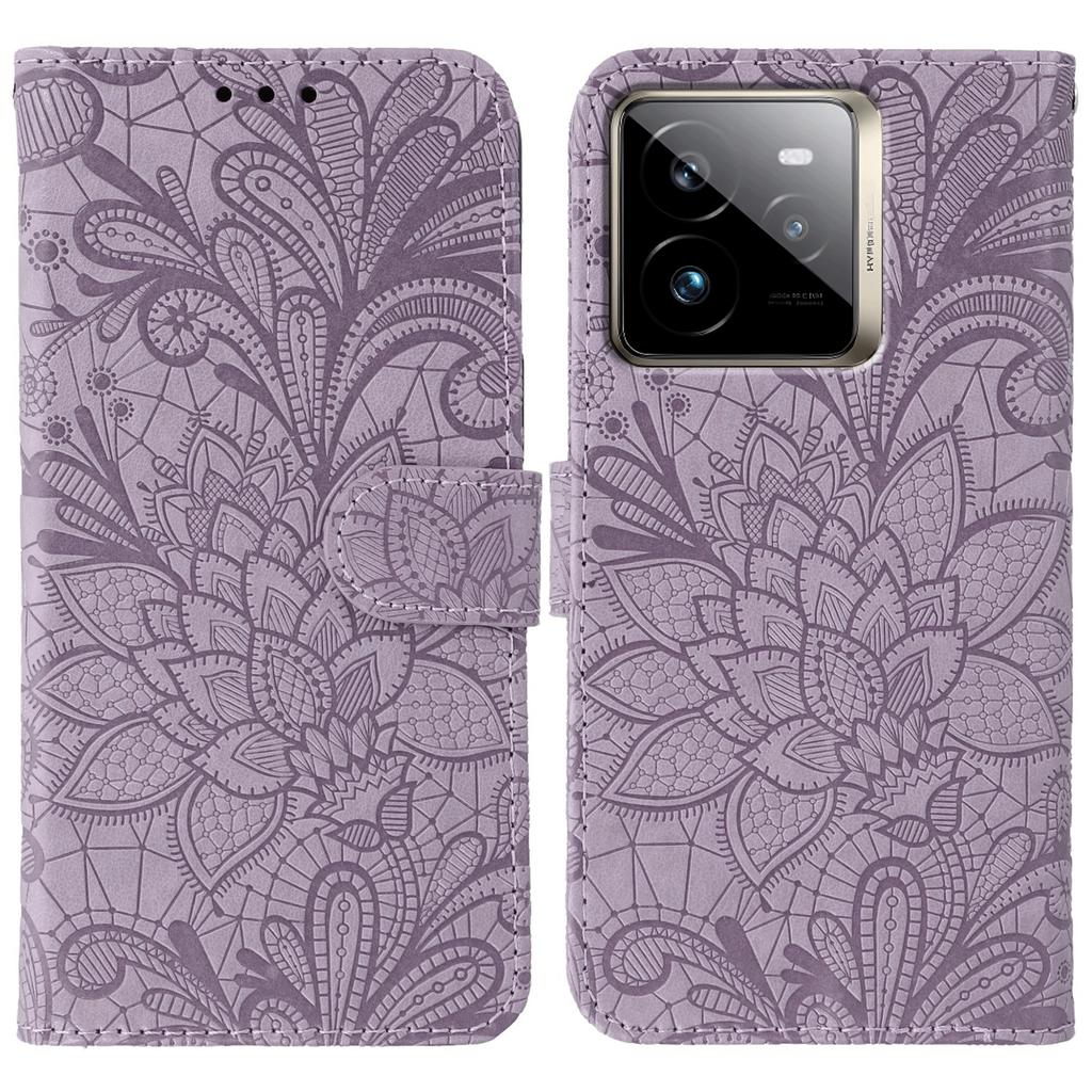 For Realme GT 7 Pro 5G Case Lace Flowers PU Leather Flip Wallet Phone Cover