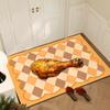 Bathroom Floor Mat Cute Dirt and Moisture Resistant Floor Mat Entry Mat Toilet Grid Absorbent Diatom Mud Quick Drying Mat