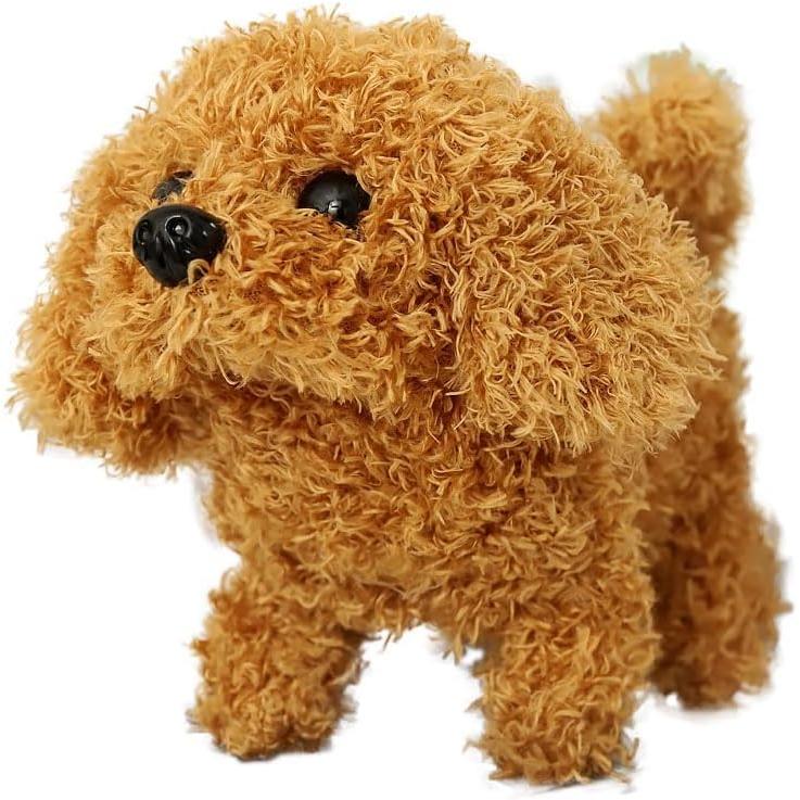 Stuffed Toy Dog Electric Sound Toy Screaming Cute Children Gift Moving Dog Pretend Play Pet Pet Stuffed Toy Birthday/Halloween/Christmas/New Year