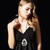 Women'S Long Sweater Chain, High-Grade Alloy Ring Rope, High-Grade Induction Gold Necklace.