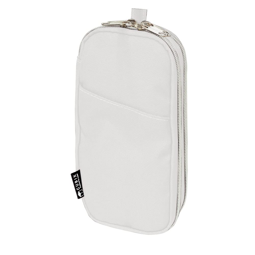 

Cubics Pen Case Double Round Zip M-Plan Off-White 106191-37