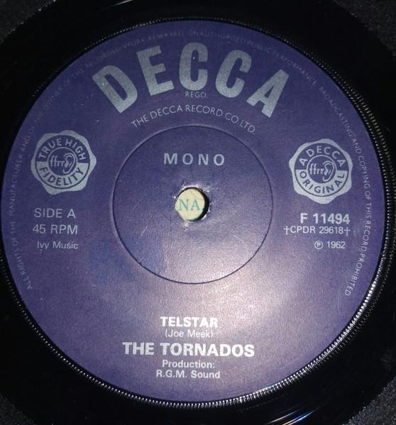 

7inch Record TORNADOS Telstar F11494 Decca UK Pop Used
