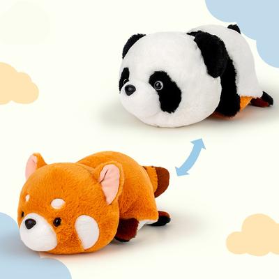Cute Flip Panda Transformed Into A Little Panda Doll Plush Toy Doll Children's Gift
