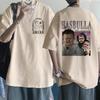 Klassik Hasbulla Jamoasi Yevropa O'lchami Erkaklar Ayollar Jangovar Hasbulla Futbolkasi Hip Hop Grafikli Ko'ylak Ustki Kiyimlar Manga Futbolka Streetwear