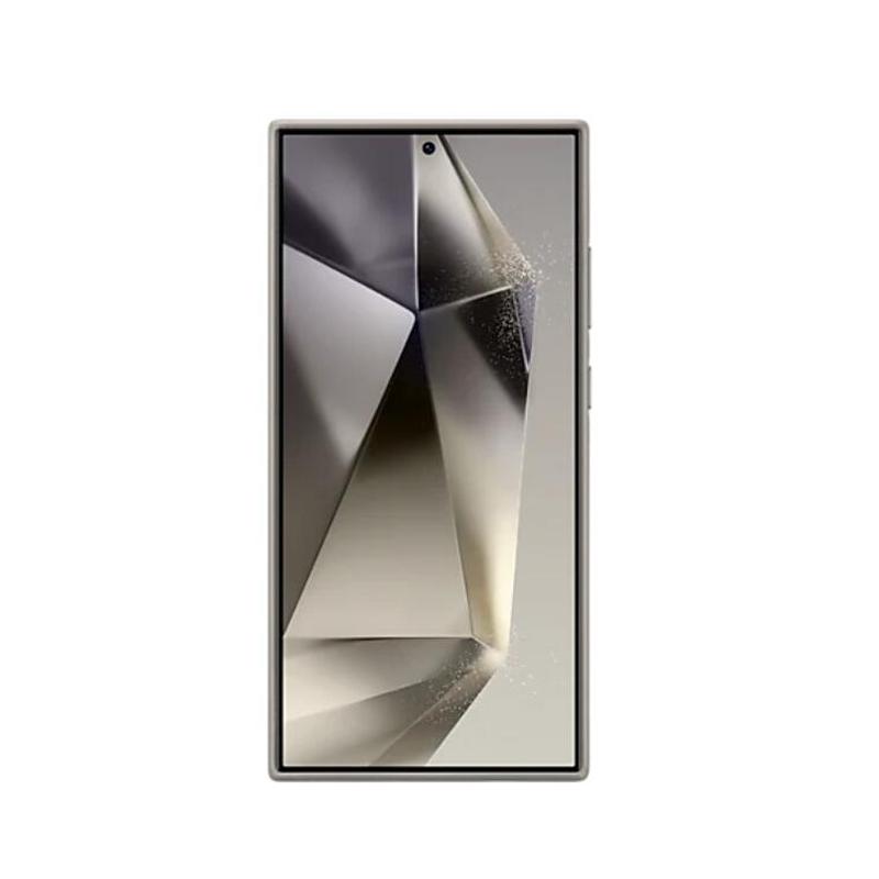 Original Samsung Galaxy S24 Ultra 5G Vegan Leather Phone Cover Case Soft Silky Protective Leather Case Cover