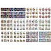 12PCS DIY Diamond Painting Greeting Card Set with Envelopes Diamond Art Painting Greeting Card Kit Congratulations Cards & Gifts