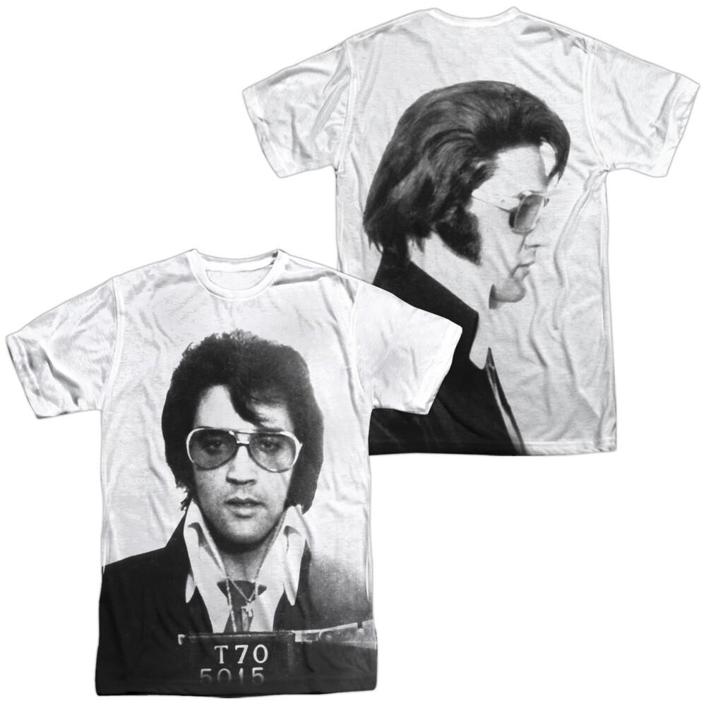 Elvis Mugshot Dye Sublimation T-Shirt XXXL