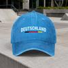 1pc Vintage German Washed Baseball Cap Classic Casual Fashion Retro Unisex Allseason Duckbill Hat Adjustable Size Suitable For