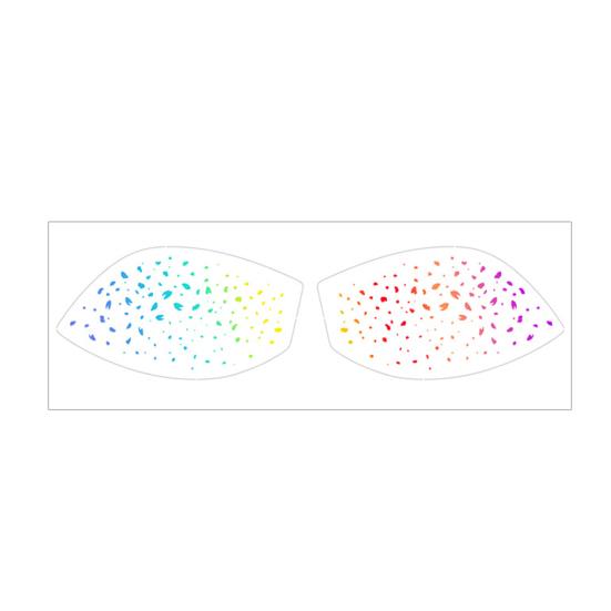 Metallic Eye Tattoo Stickers, Waterproof Temporary Freckle Decals, Sparkling Foil Eye Makeup for Festival Party, Glitter Face Art