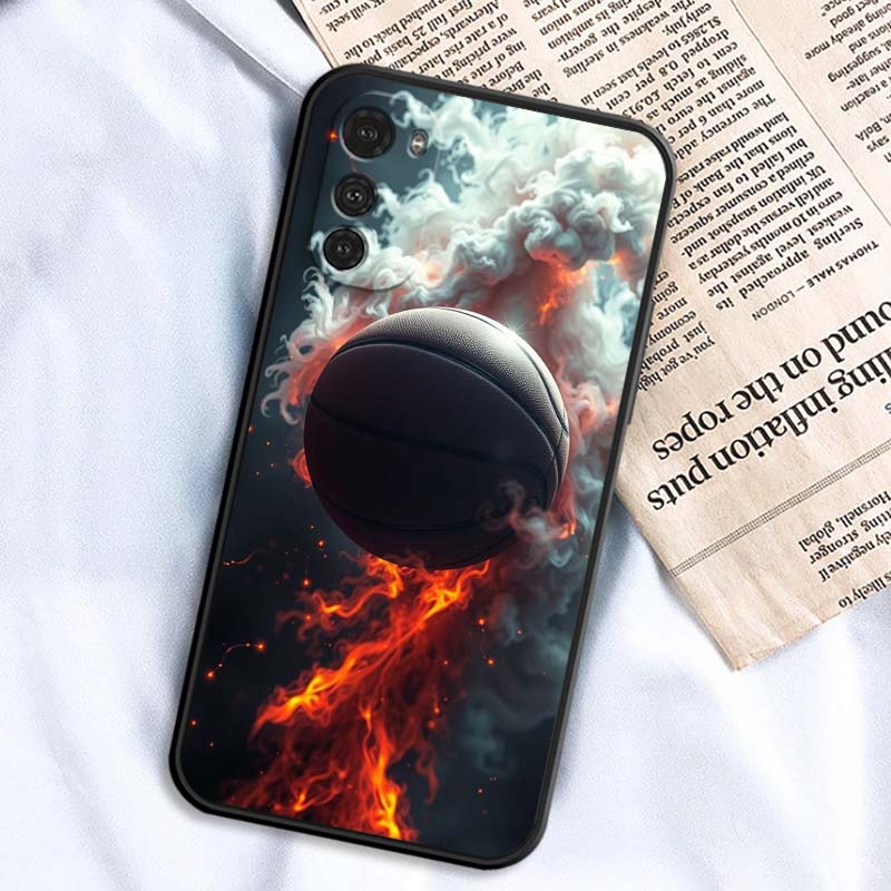 

Sports basketball cool Phone Case For Motorola G85 Edge 50 G24 G35 G14 G04 40 G72 G34 G G54 G13 G32 5G Black Motorola Moto G13