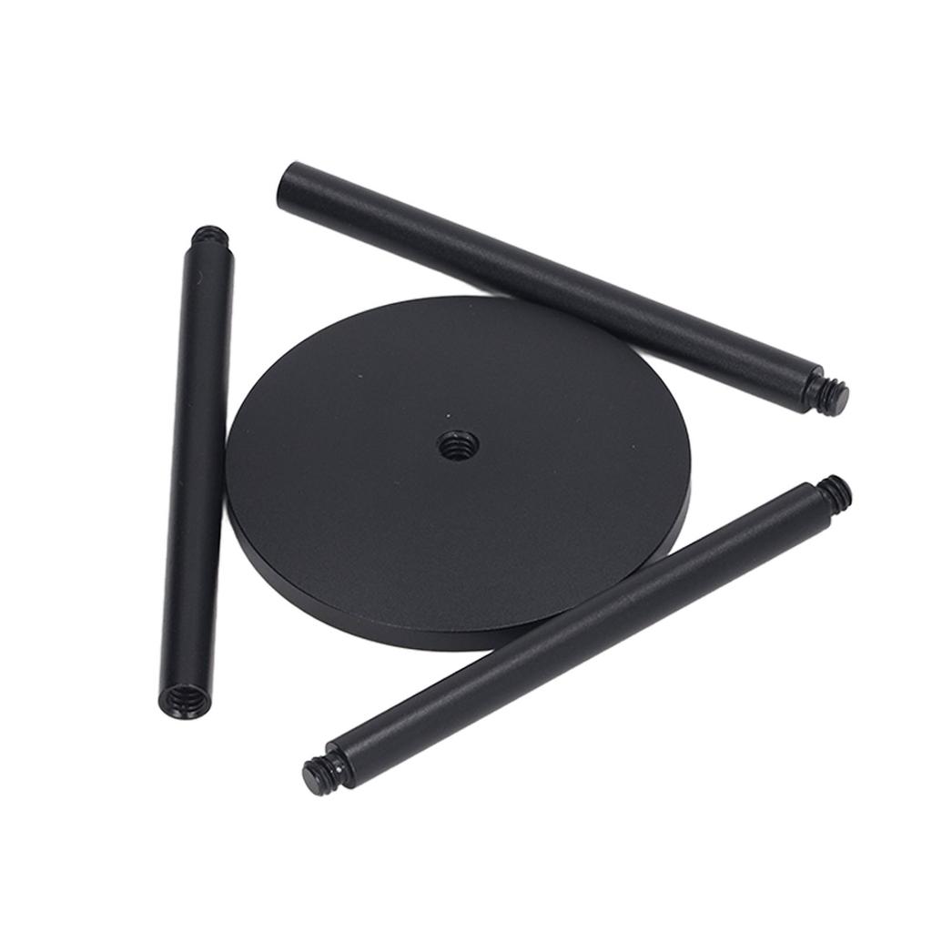 Desktop Camping Lamp Holder Aluminium Alloy Detachable Three Sections Multifunction Lamp Pole Stand for Campsite