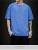 New Summer Men's T Shirt Fashion Solid T Shirt Mens Oversized Hip Hop Short Sleeve Casual Cotton Mens Streetwear Top Tees