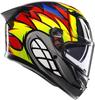 AGV K3 Birdy Full Face Motorcycle XL 2.0 Helmet, Grey/Yellow/Red, (61-62cm), 18381007012-XL