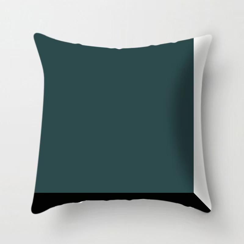 Modern Simple Fashion Geometric Animal Pattern Print Pillow Cover European Style High-end Home Sofa Cushion Cover