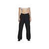 Nike SB Comfortable Soft Solid Color Mid Waist Straight Leg Casual Pants Unisex Bottoms Black FV7350-010