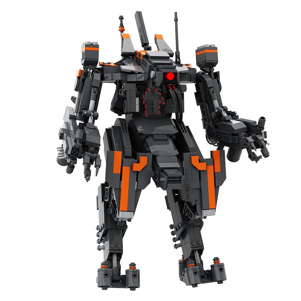 MOC Film District 9 Großer Garnelen Roboter Bausteine Modell District 9 Alien Rüstung Bausteine Set Spielzeug Kinder Geburtstagsgeschenk