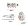 Cute Tooth Harajuku Snap Clip Y2K Girls Hairpin Sweet Handmade HairPins