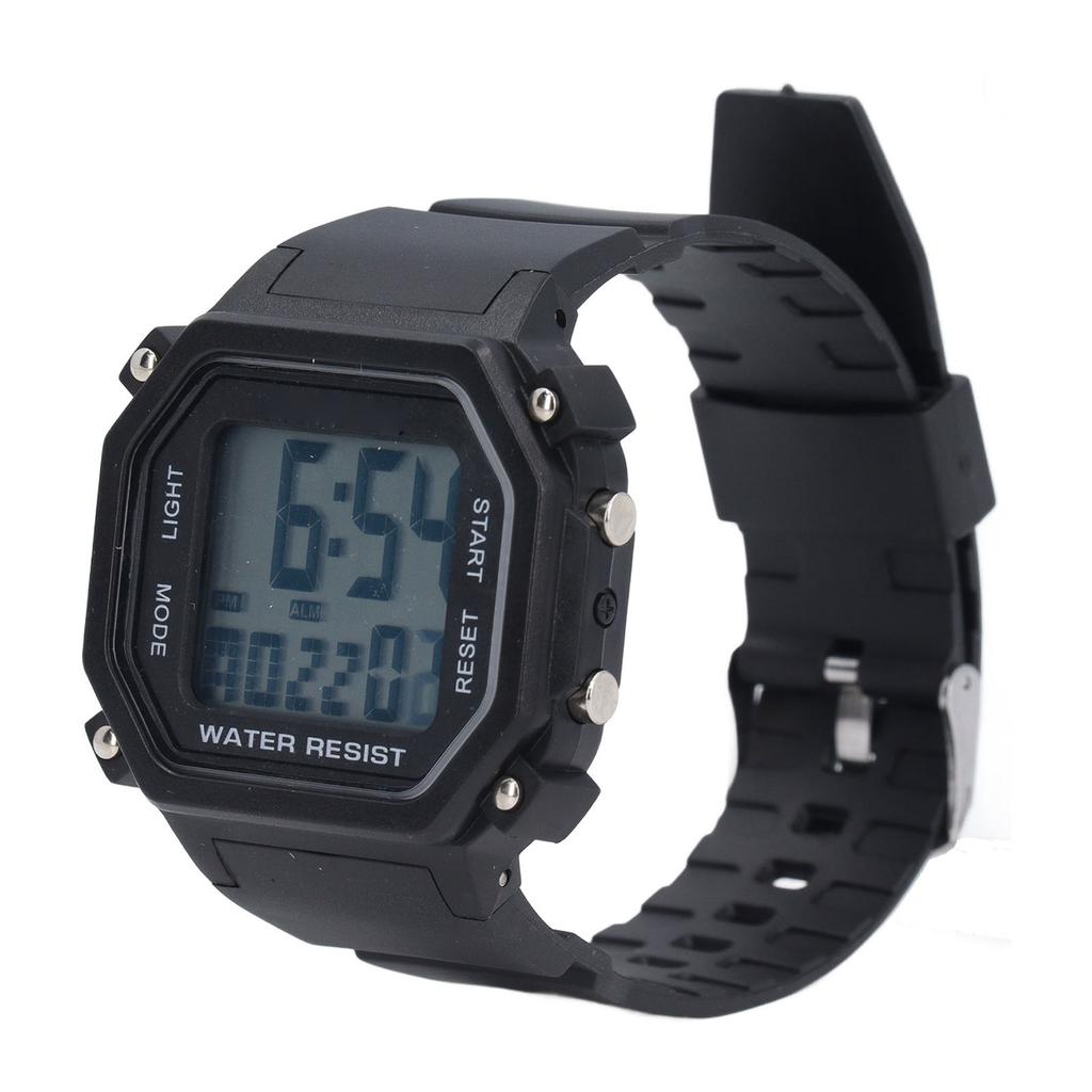 Unisex Digital Watch LED Luminous Stopwatch Chronograph Alarm Shock and Drop Resistant 50M
