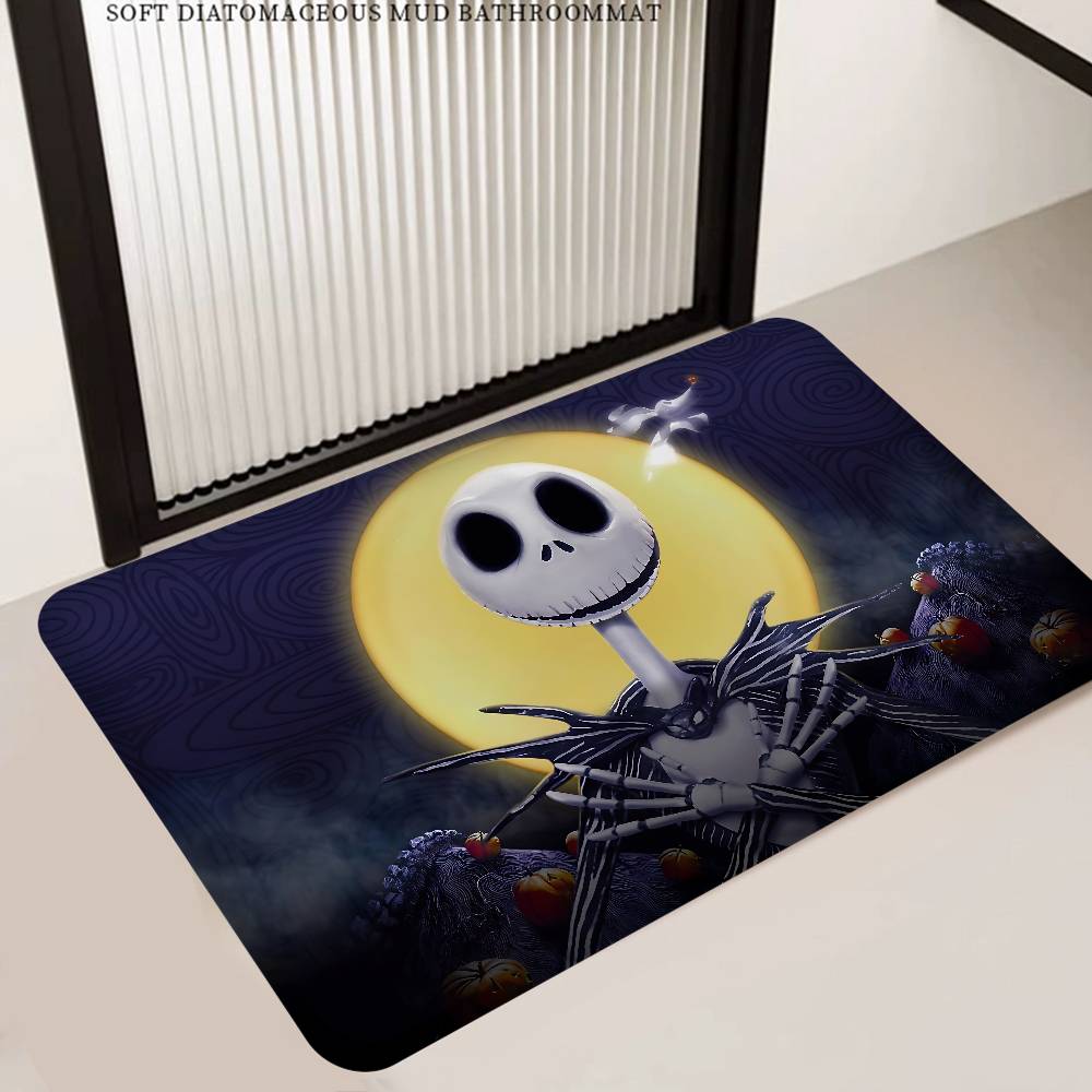 The N-Nightmare B-Before C-Christmas Floor Mat Retro Multiple Choice Living Room Kitchen Rug Non-Slip Modern Home Decor