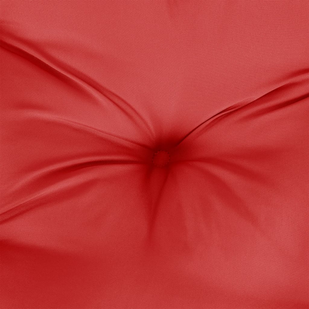 Chair Cushion 2 Pcs Red 40x40x7 Cm Oxford Fabric