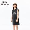 Little MO&Co. 2025 Summer Quick-Dry Girls' Kitten Print Sleeveless Dress