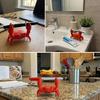 Crab Shape ABS Pen Rest Display Stand Eyeglasses Stand Desktop Pen Organiser Rack for Home Office Desk Decoration