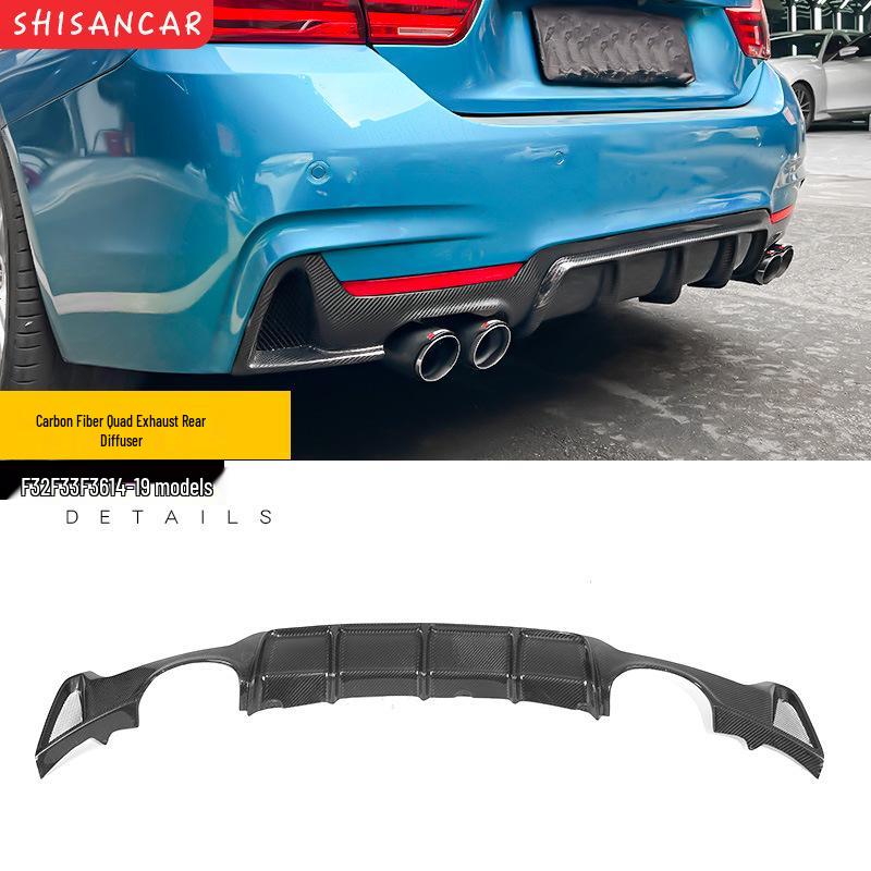 Compatible Front and Rear Lip Spoiler for BMW 4 Series 425i/430i with Quad Exhaust