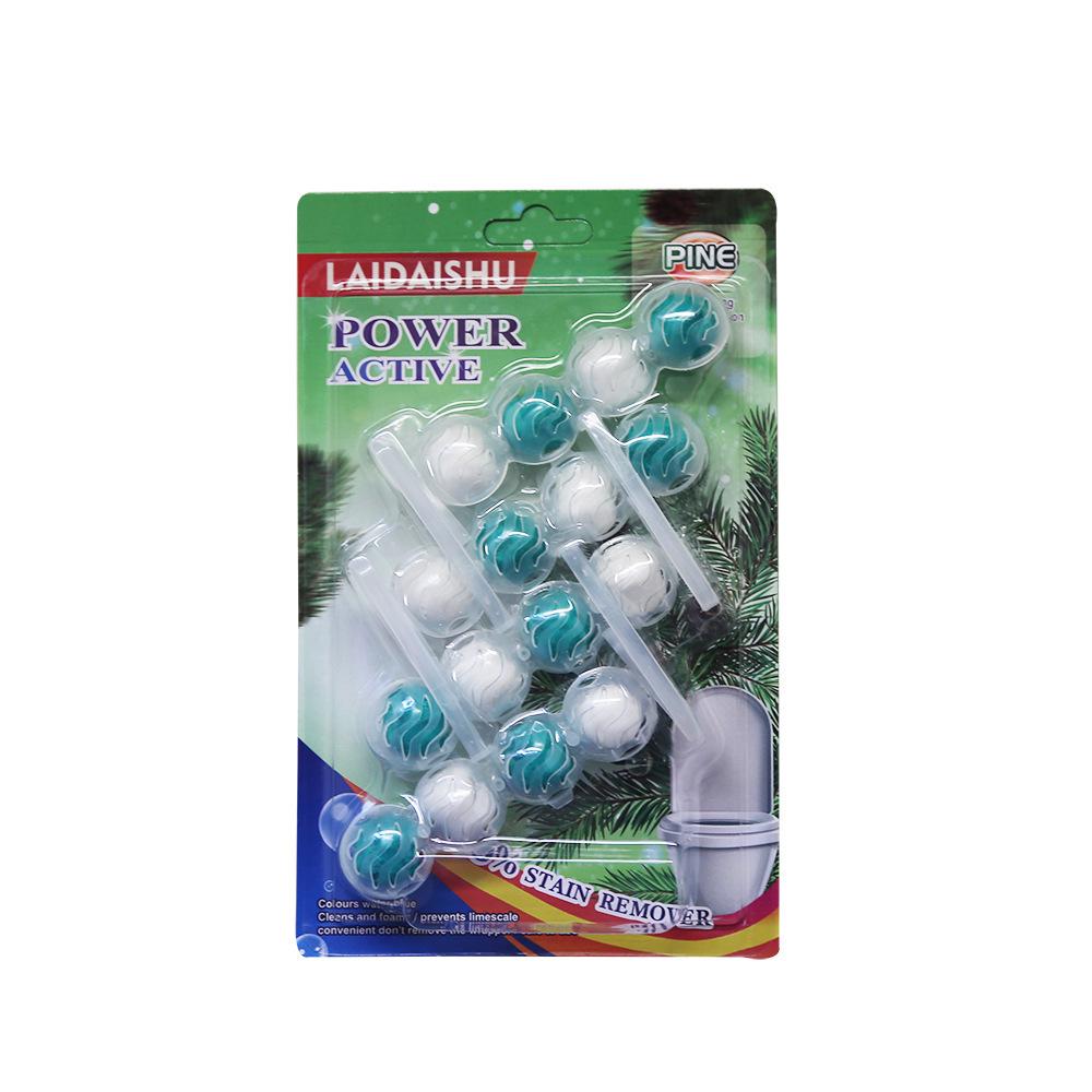 Toilet Bowl Cleaner Air Freshener Balls - Long-Lasting Scent with Hanging Hook