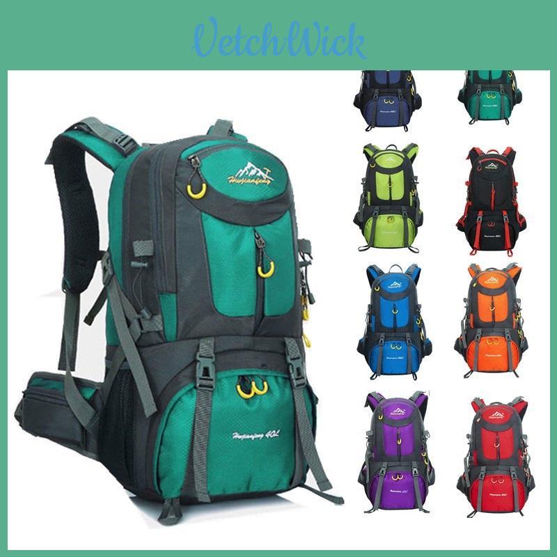 Hexagonal Nylon Backpack For Camping Climbing And Trekking 40l/50l/60l