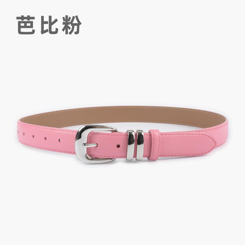 Premium Women'S Decorative Cowhide Women'S Genuine Leather Women'S Belt Casual Pants Jeans