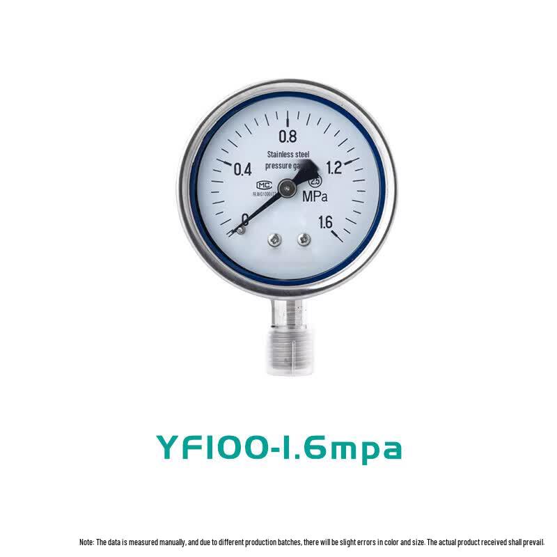Jinglongdun Stainless Steel Pressure Gauge
