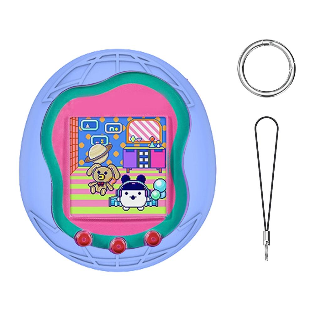 Silicone Case Protective Skin Cover Scratch Resistant Travel Carry Pouch Sleeve Compatible For Tamagotchi Uni Game Machine