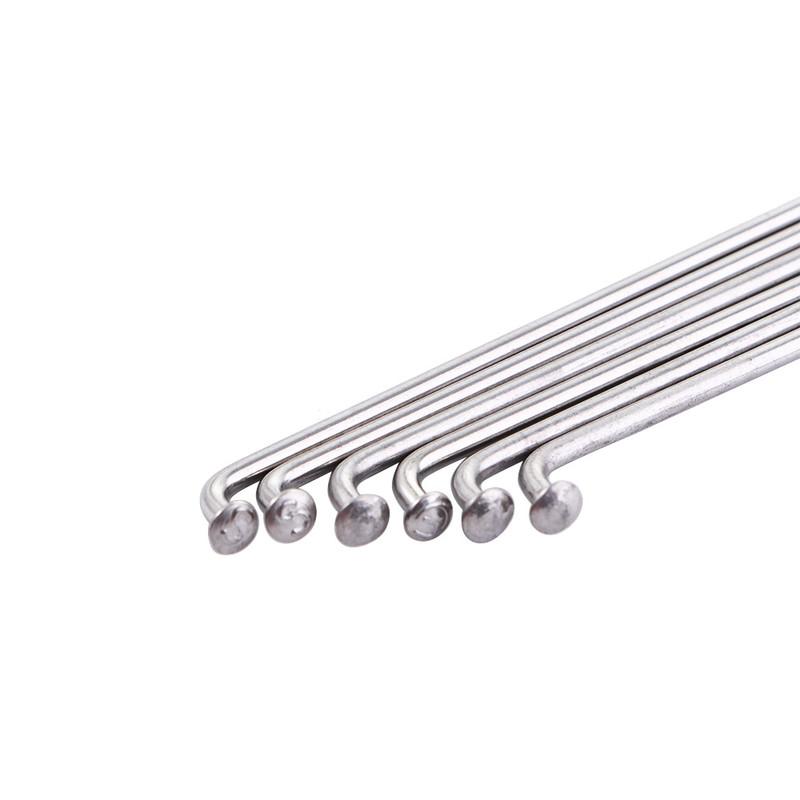 10Pcs 14G Bicycle Spokes With Nipples Stainless Steel Mountain Road Bike High Strength Bicycle Spokes 240mm-305mm