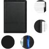 A5 Padfolio Business Portfolio Folder,Junior Size Document Folder Organizer, Padfolio with Interior Pocket and Pen Loop, 5 x 8 Writing Pad Included