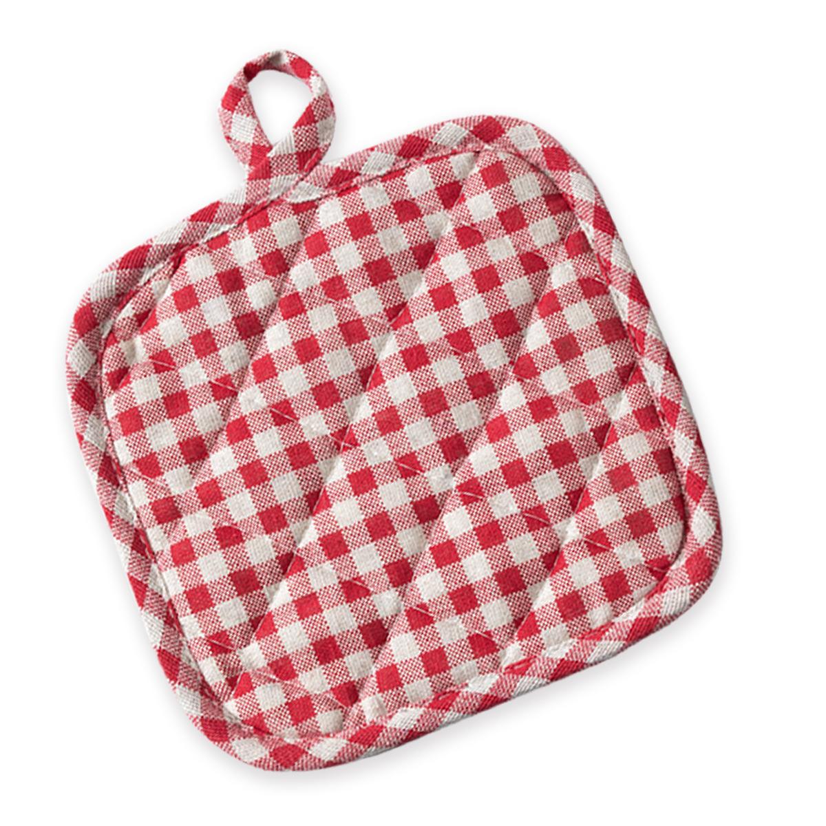 Скандинавский стиль Подставка под горячее Толстая Кухонная Многоцелевая Противоожоговая Подставка под кастрюлю Тканевая Теплоизоляционная Подставка под кастрюлю Хлопок и Лен Теплоизоляционная Подставка