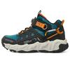 Kids Outdoor Boots Retro Trendy Versatile Velcro Short Plush Wear-Resistant Non-Slip Mid-Top Outdoor Shoes Kids Boots 405279L-BKMT