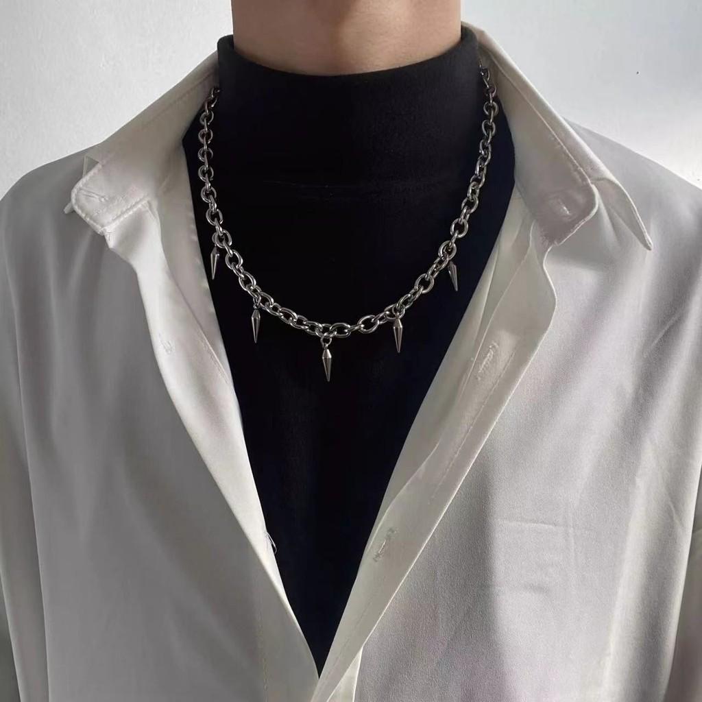 Versatile Punk Spike Choker Necklace For Men And Women Unique Fashion Statement Jewelry