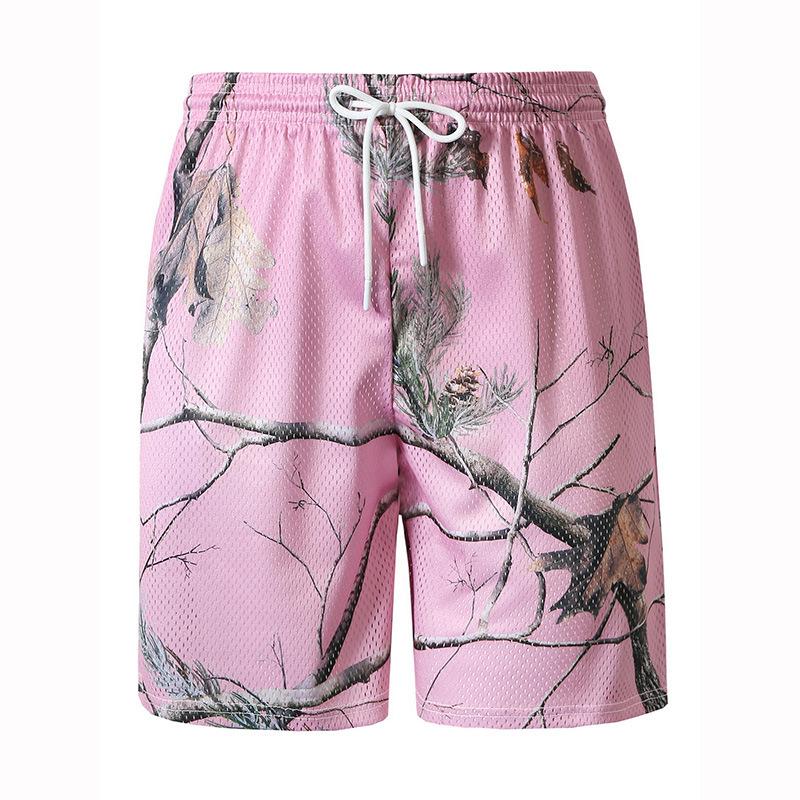 

Мужские быстросохнущие сетчатые баскетбольные шорты с принтом растений в старинном стиле Medium