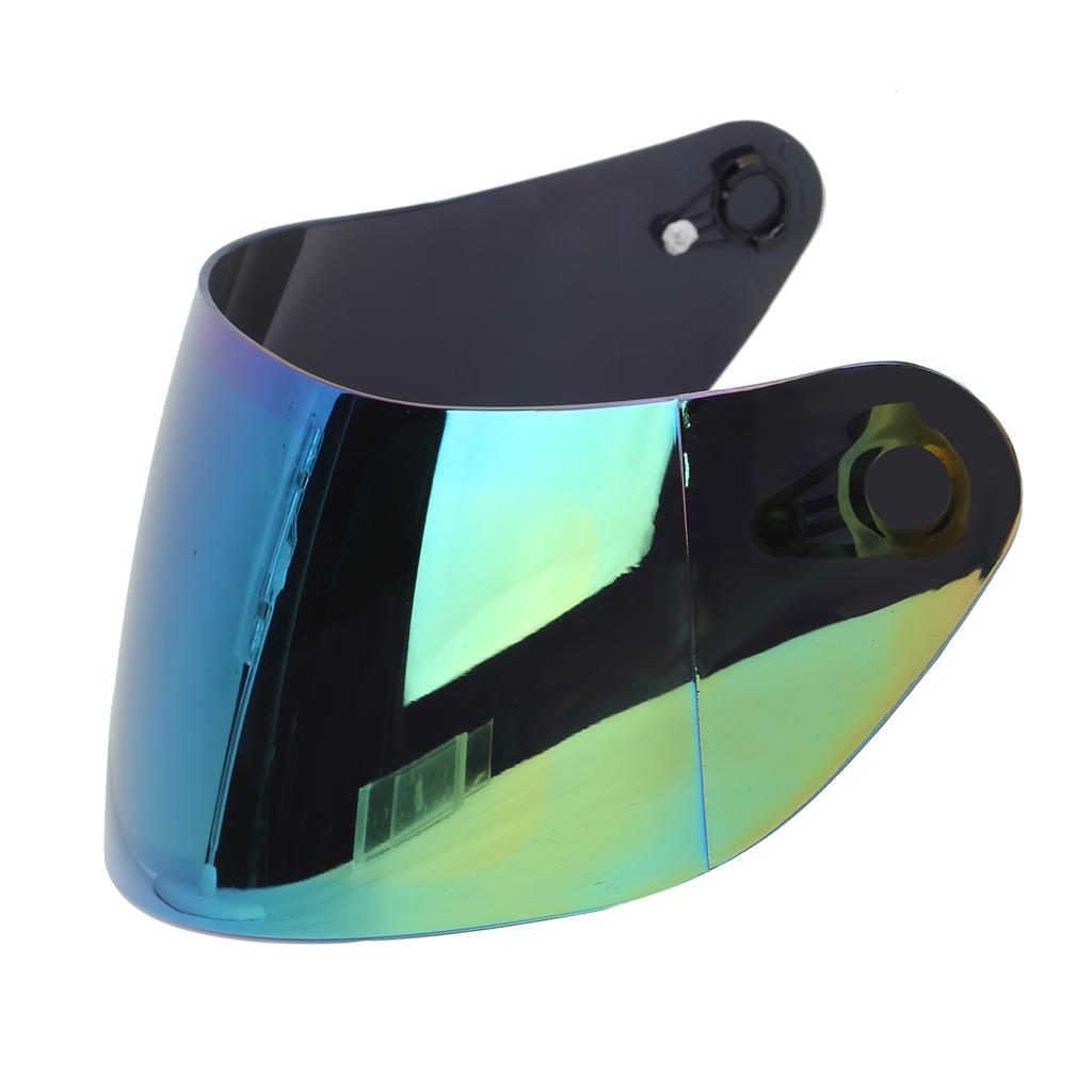 Universal Helmet Visor Wind Shield Anti Scratch with Anti Fog Film Protector Fit for K3SV K5(Colorful )