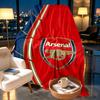 Coperta Stampata Arsenal F.C. - Morbida e Confortevole, per Camera da Letto, Viaggio, Divano, Decorazione Casa - Regalo di Compleanno Natale per Amico