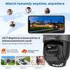 LS VISION Κάμερα 10MP PTZ IP 8MP 4K εξωτερικού χώρου με διπλό φακό με διπλή οθόνη 5G Κάμερα WIFI AI Παρακολούθηση Προστασίας ασφαλείας Κάμερα παρακολούθησης CCTV