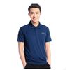 Li-Ning Training Series Solid Color Embroidered Logo Sports Casual Short Sleeve Polo Shirt Unisex Polo Shirts Navy-Blue YPLT035-2