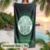 Beach Towel Celtic FC Print Custom Name Text Soft Towel for Swimming Pool