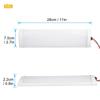 2er-Pack 72 LED Innenraumleiste 12V-80V 1200LM - Universal LKW Bus Wohnmobil Leiste mit Schalter (10W Ultrahell)