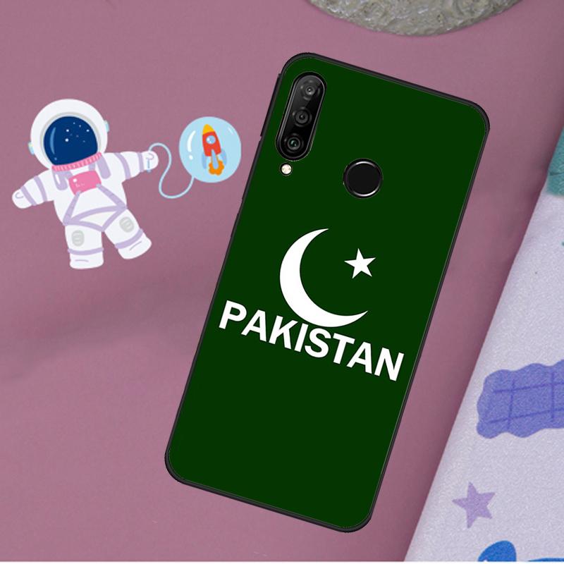 Pakistan Flag For Huawei Nova Y72 Y73 Y60 Y70 Y90 Y61 Y91 7i 8i 11i 12i 12s 9 10 SE P20 P30 P40 Lite Case