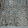 1yard Heavy industry sequin embroidery fabric Wedding dress cheongsam diy fabrics for sewing