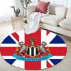Newcastle United,Round Area Rug,Carpet Rug for Living Room Bedroom Sofa Playroom Decor,Non-slip Floor Mat