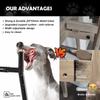 Metal Adjustable Elevated Dog Food Bowls Stand for Large and Extra Large Sized Dog, raised dog bowls(Bowl Not Included)